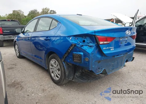 2017 Hyundai Elantra Se from USA, damaged, VIN KMHD74LF6HU077413